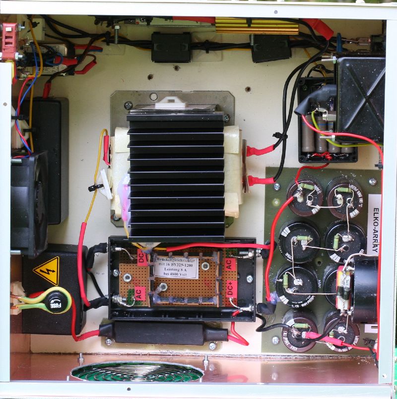 Netzteil Endstufe DC9ZP Hochspannungsnetzteil ...