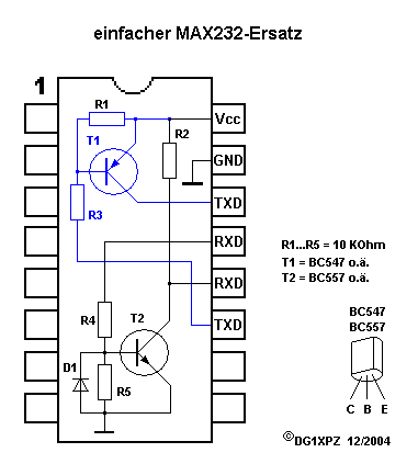 DG1XPZ MAX232Ersatz