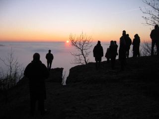 Nebelgucken auf dem Breitenstein