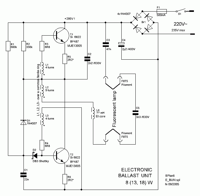 Electronic Ballast Unit