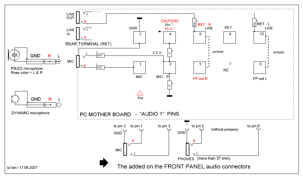 microphone part